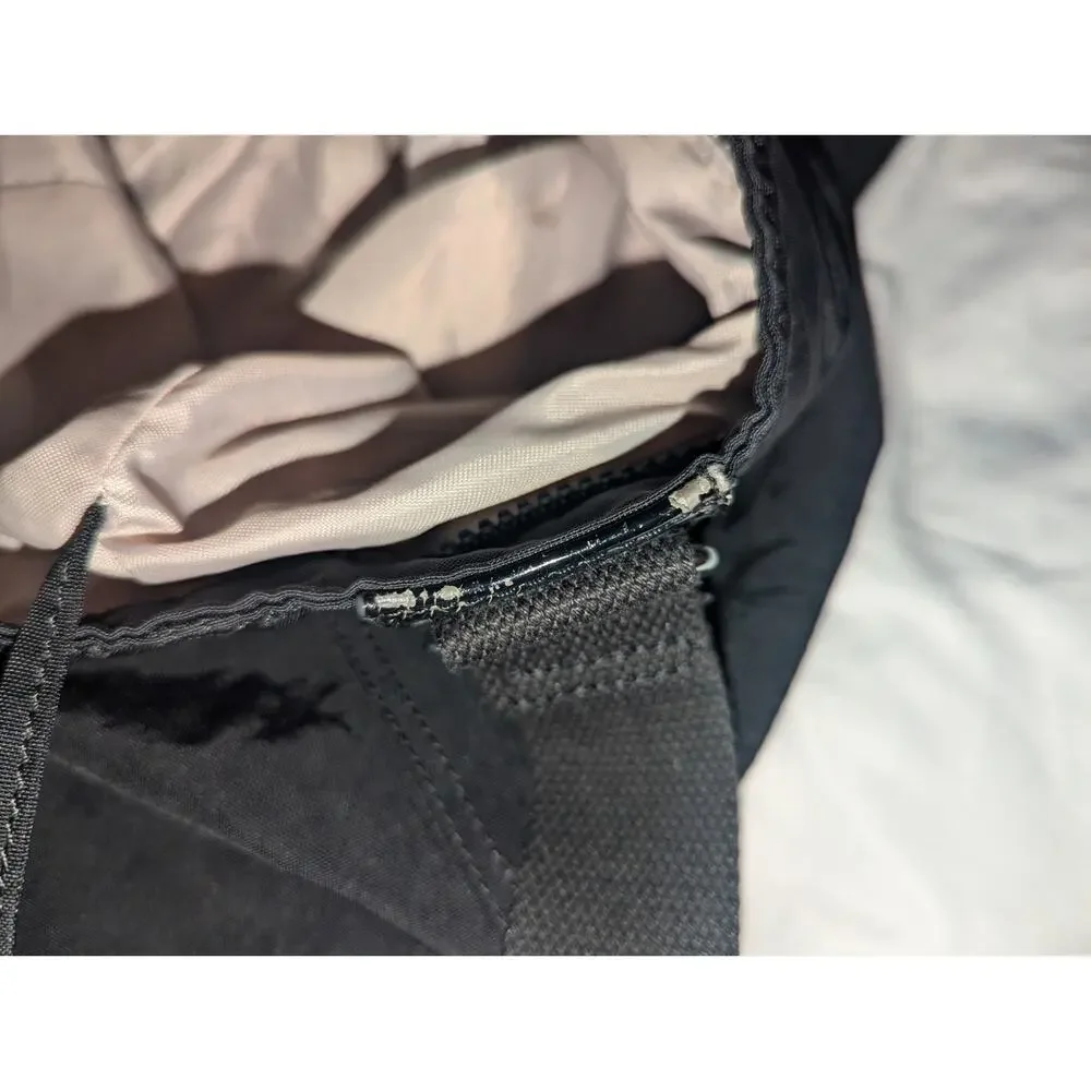 Kipling Black Tote Bag Purse 18" x 12" - Picture 6 of 9